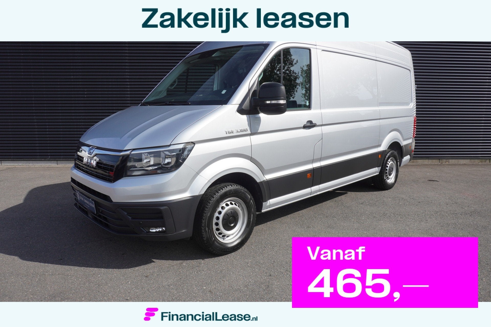 MAN TGE 180pk L3H3/L2H2 Airco Cruise control Parkeersensoren, Voorwielaandrijving, Gebruikt, 4 cilinders, Bedrijf