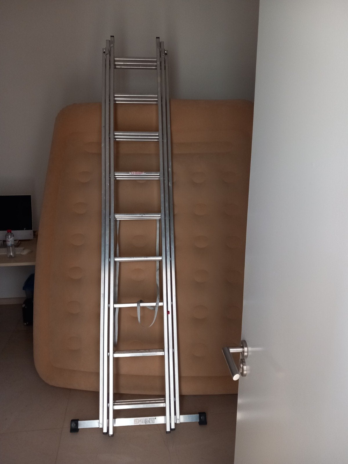 Uitschuifbare ladder, Doe-het-zelf en Verbouw, Ladders en Trappen, Ophalen, 4 meter of meer
