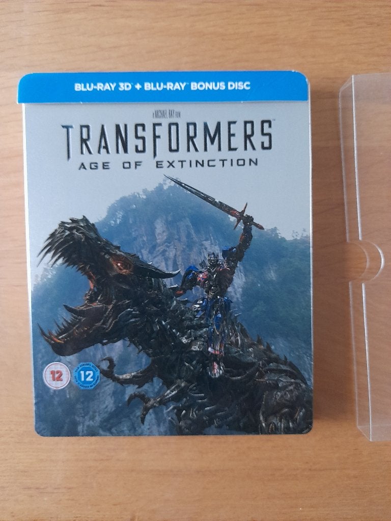 transformers age of extinction 3D steelbook, Cd's en Dvd's, Blu-ray, Film, Science Fiction en Fantasy, 4K Ultra HD Blu-ray, Ophalen of Verzenden