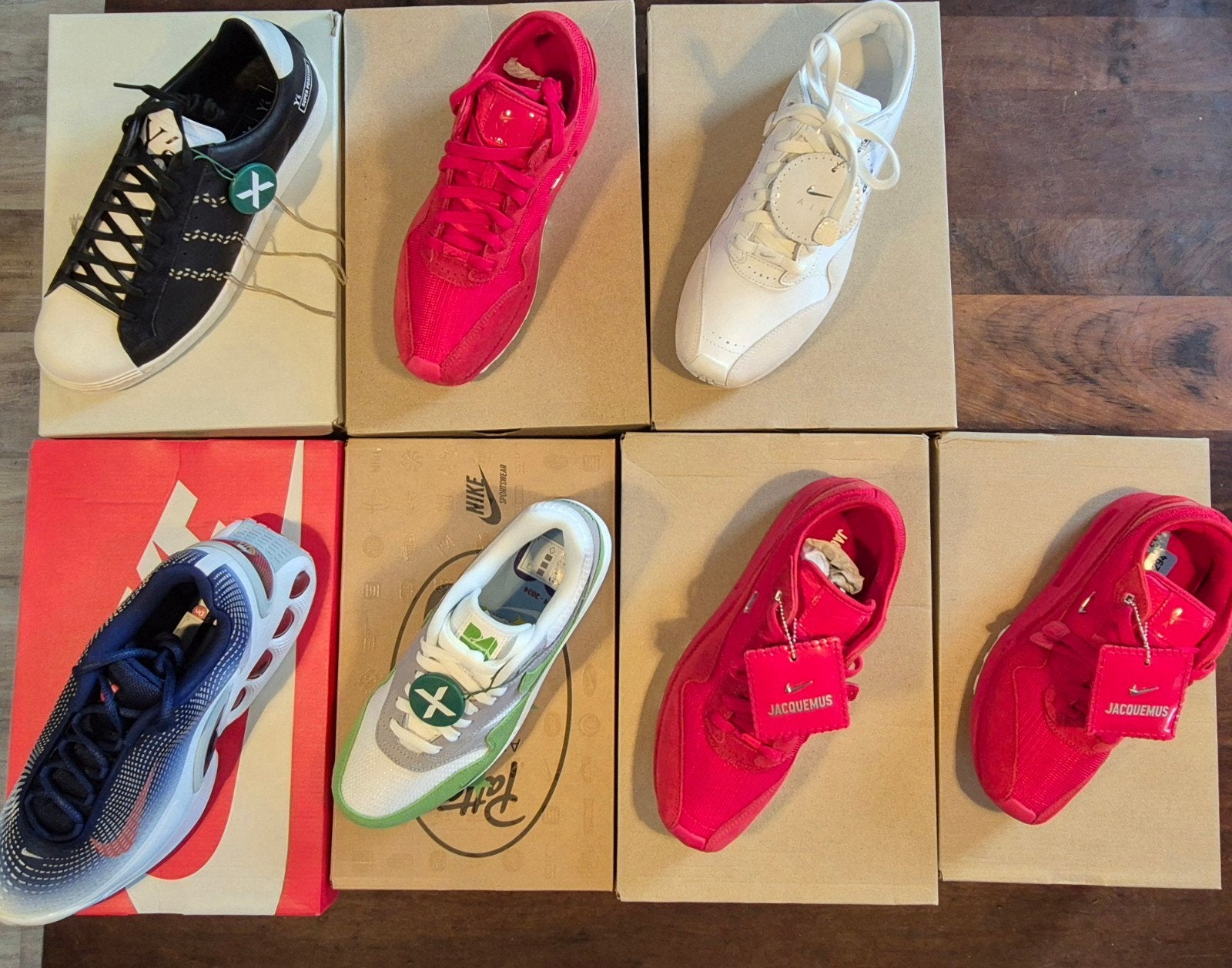 9x design sneakers :Adidas Y3/NJT, Nike/Jacquemus, Kleding | Dames, Schoenen, Adidas, Jacquemus, Nike, Overige kleuren, Nieuw