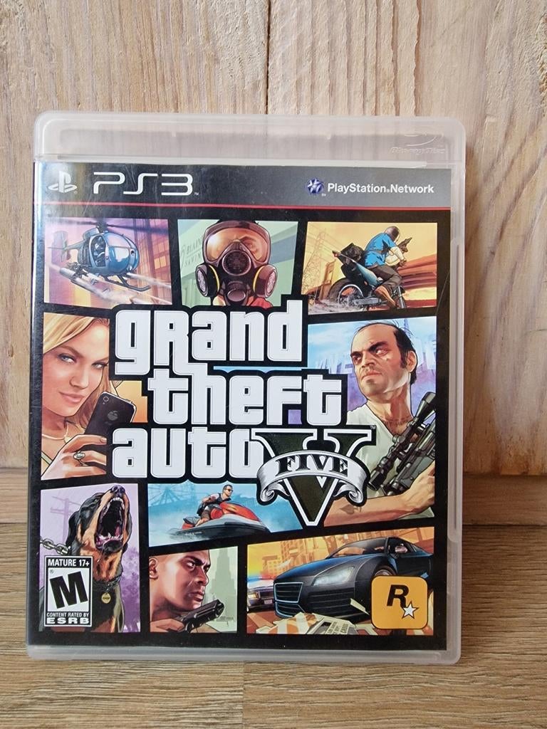 Grand Theft Auto V (GTA 5) PS3 - Actie/Avontuur, Avontuur en Actie, Online, Gebruikt, Vanaf 18 jaar
