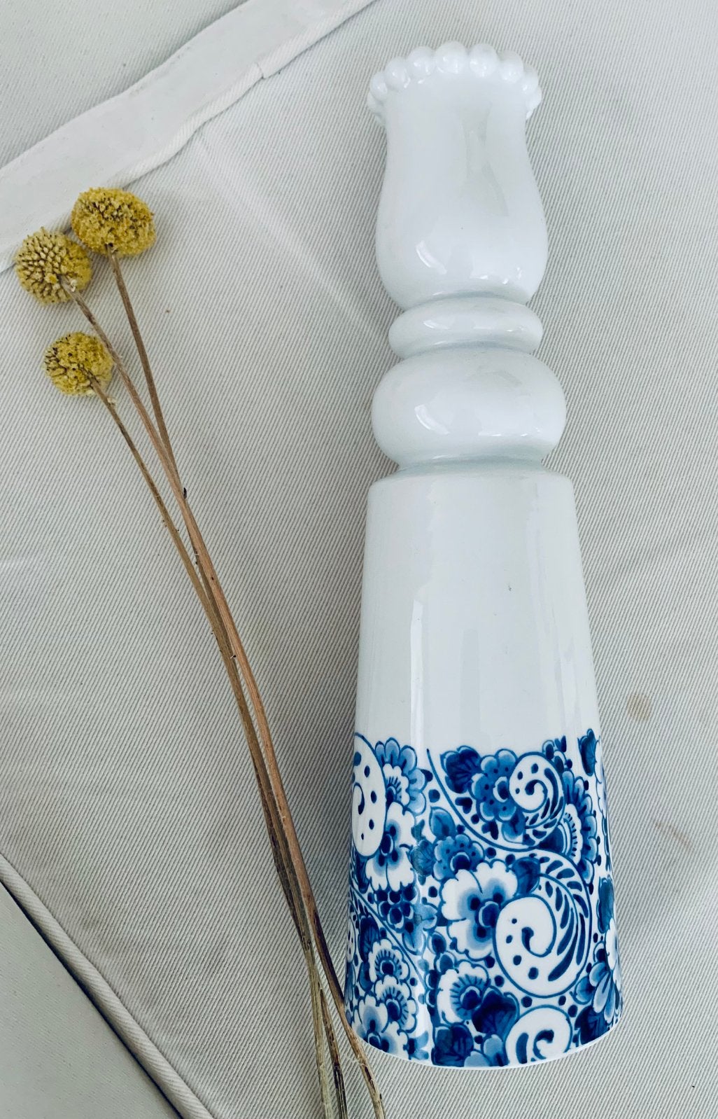 Vintage vaas Marcel Wanders - Randstad  - Delfts Blauw, Blauw, Aardewerk of Porselein, Nieuw, Ophalen of Verzenden