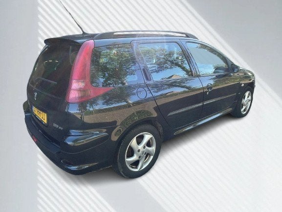 Peugeot 206 SW 1.6-16V XS Pack | Automaat | Airco | Clima, Auto's, Stof, Gebruikt, Zwart, 4 cilinders