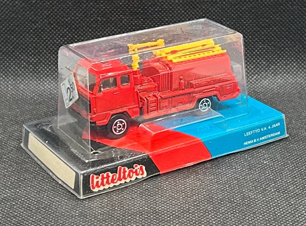 Norev Litteltois Volvo Brandweer 1:64 OVP, Verzenden, Zo goed als nieuw, Bus of Vrachtwagen
