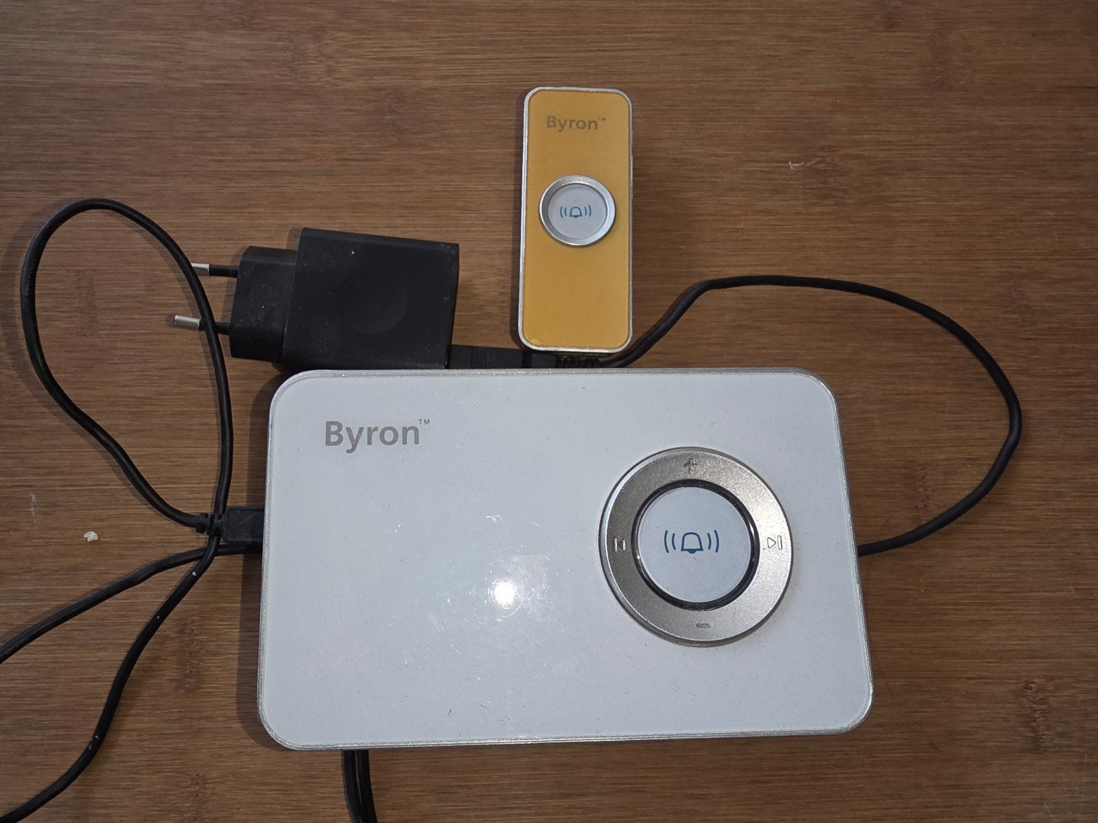 Byron MP001 Draadloze Deurbel met Oplader, Ophalen of Verzenden