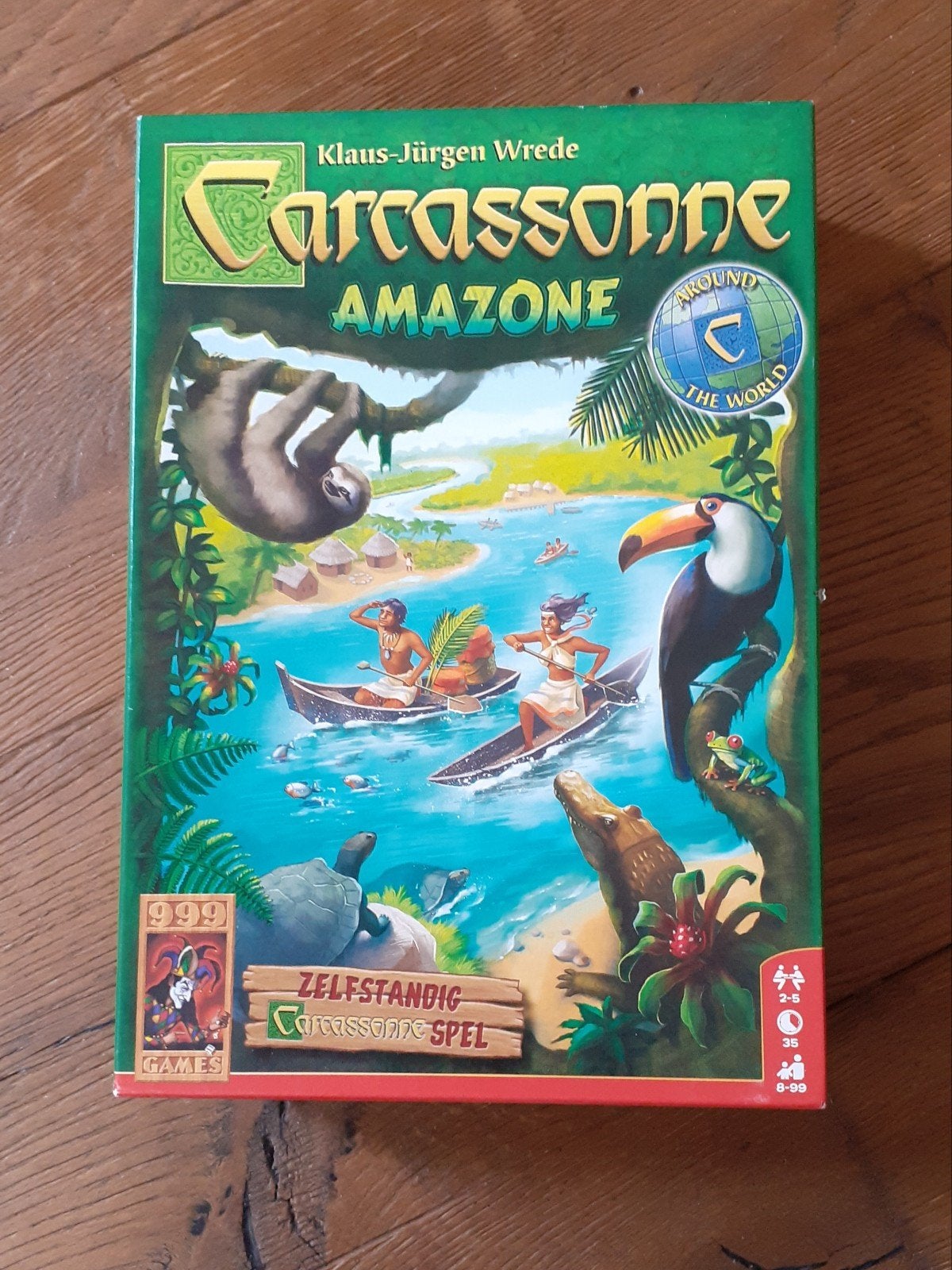 Carcassonne Amazone Bordspel, Hobby en Vrije tijd, Gezelschapsspellen | Bordspellen, Een of twee spelers, Ophalen of Verzenden