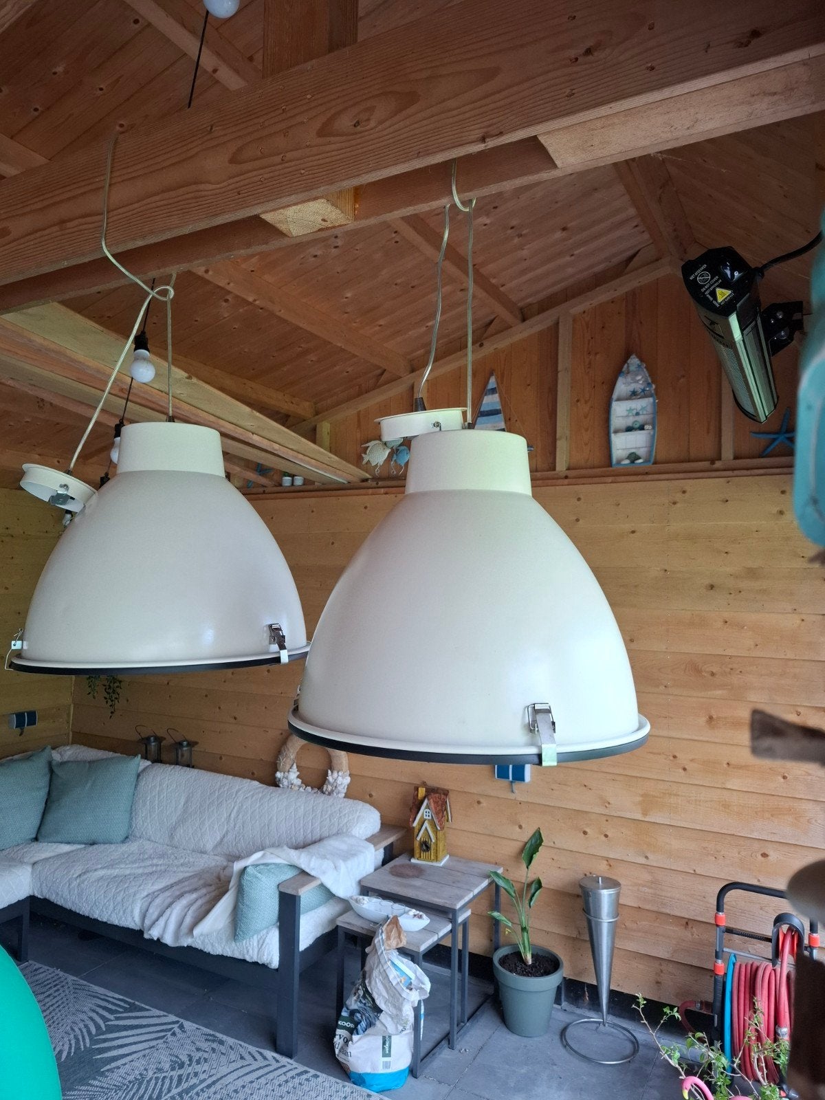 Hanglampen 2 stuks., Huis en Inrichting, Ophalen of Verzenden, Zo goed als nieuw, Minder dan 50 cm