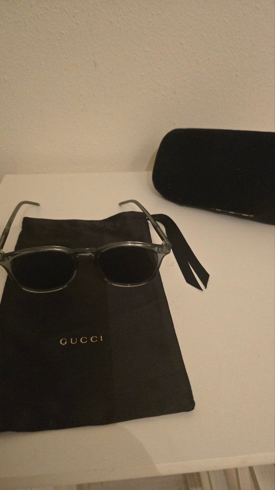 Gucci Zonnebril GG1157S 002 - Originele   heren, Zonnebril, Zo goed als nieuw, Grijs, Ophalen