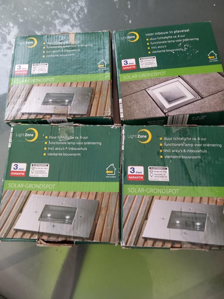 Nieuwe grondspots, Ophalen, Minder dan 50 watt, Netvoeding, Nieuw