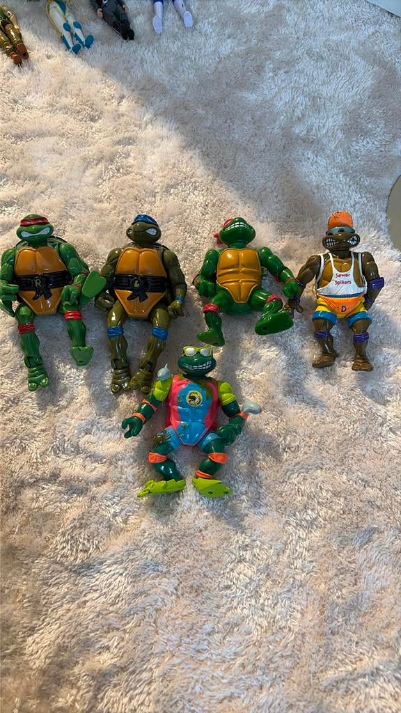 TMNT actiefiguren jaren 80/90: Leonardo, Raphael, Donatello, Ophalen of Verzenden, Gebruikt