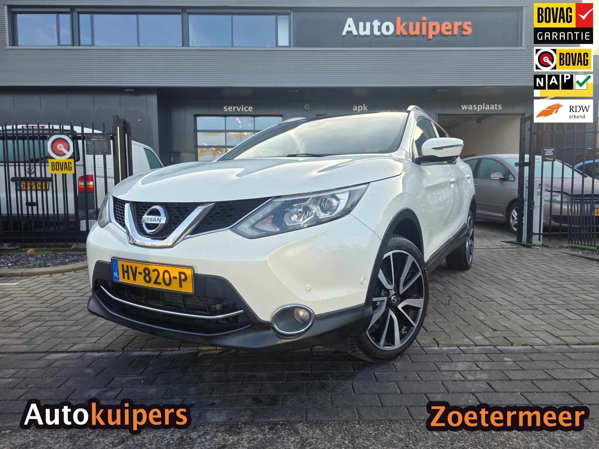 Nissan Qashqai 1.2 Tekna + | Met o.a. stoelverwarming, 360°, Auto's, Nissan, 12 maanden, Gebruikt, 4 cilinders, 116 pk
