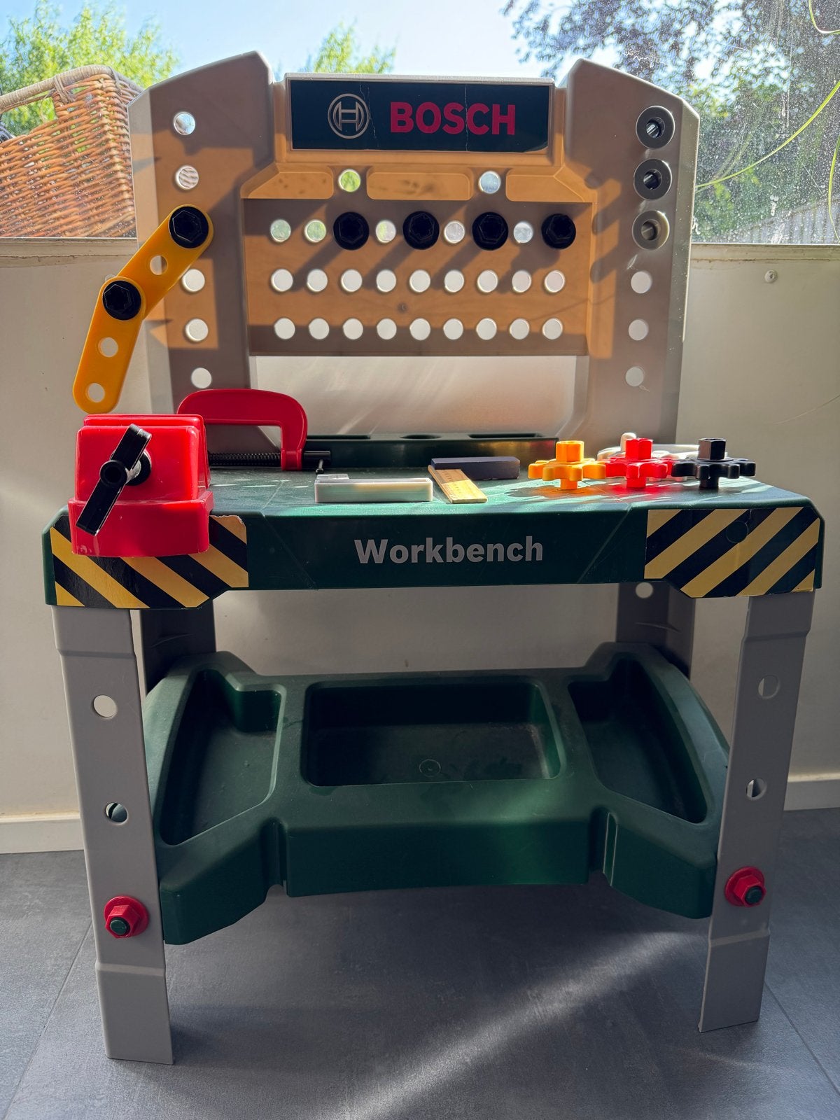 Bosch Werkbank met gereedschap voor kinderen, Ophalen, Gebruikt, Bouwen