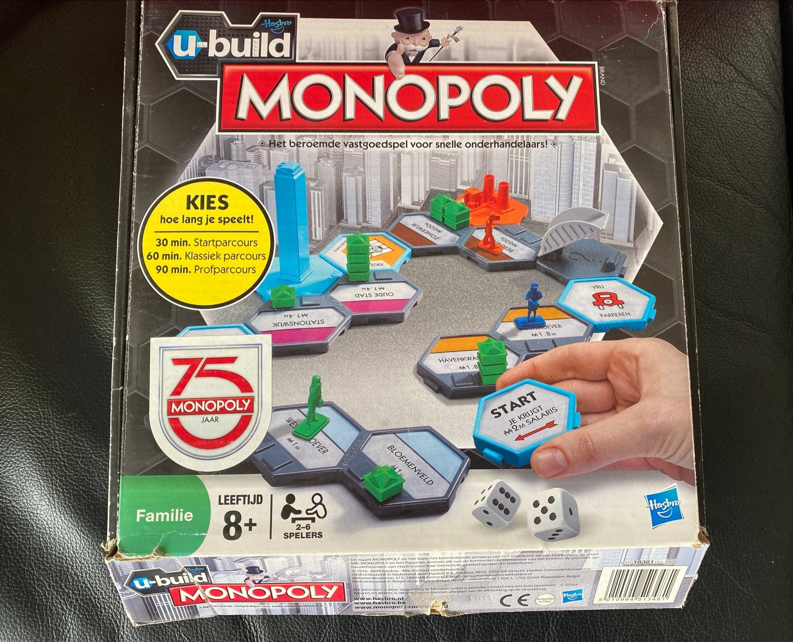 Monopoly U-Build - Zonder dobbelstenen, Hobby en Vrije tijd, Gezelschapsspellen | Bordspellen, Een of twee spelers, Ophalen of Verzenden