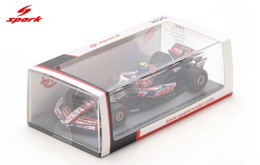 Oliver Bearman - 2025 Amerikaanse GP - 1:43 - Spark, Overige merken, Auto, Verzenden, Spark