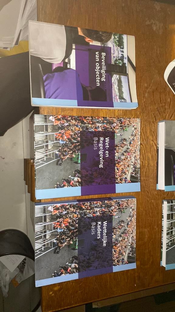 Boeken opleiding Beveiliger, Boeken, Ophalen of Verzenden, Zo goed als nieuw, Overige niveaus