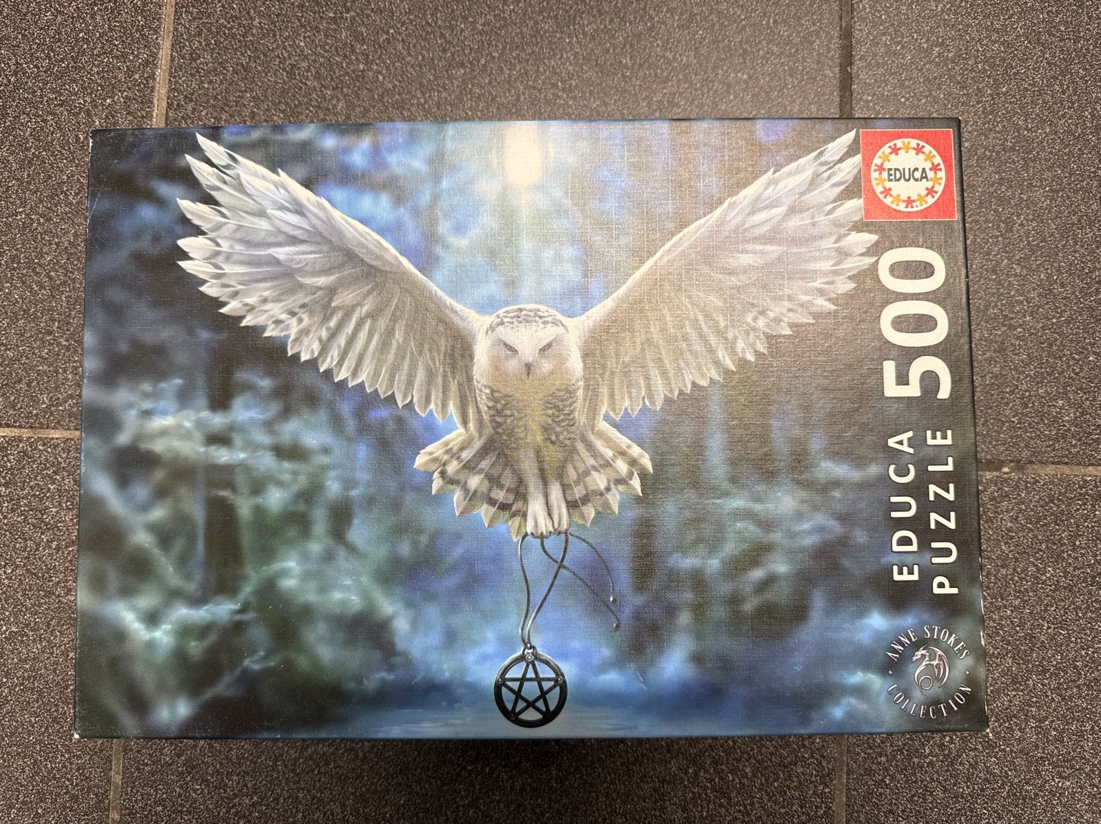 Educa Legpuzzel Uil - Anne Stokes Collection - 500 stukjes, Ophalen, 500 t/m 1500 stukjes, Zo goed als nieuw, Legpuzzel