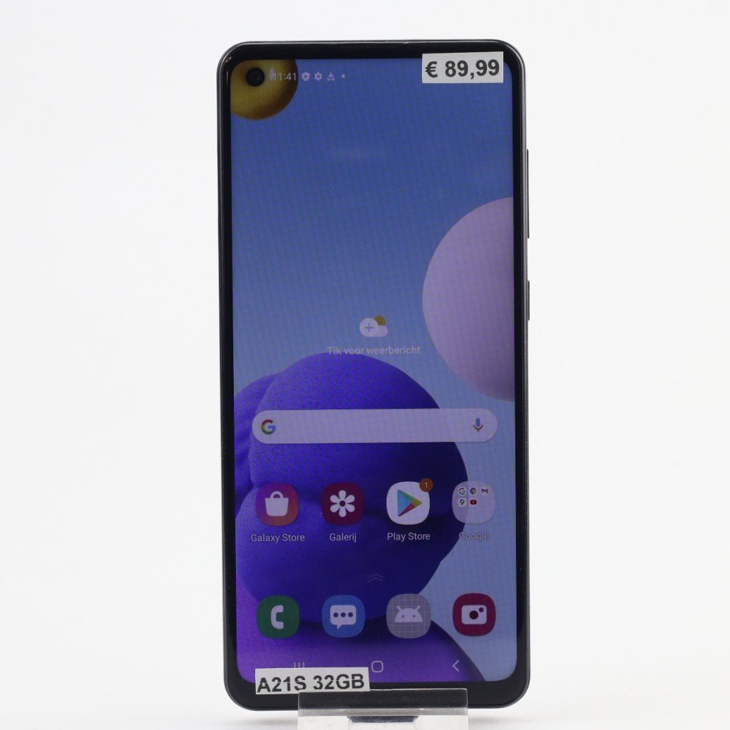 Samsung Galaxy A21S 32GB Zwart, Samsung, Gebruikt, Support@Samsung.com, 129, Samsung-ro, Yeongtong-gu
Suwon-si, Gyeonggi-do 16677
South Korea