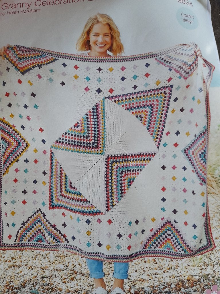 Haakpakket Granny Celebration Blanket, Ophalen of Verzenden, Nieuw, Haken, Wol of Garen