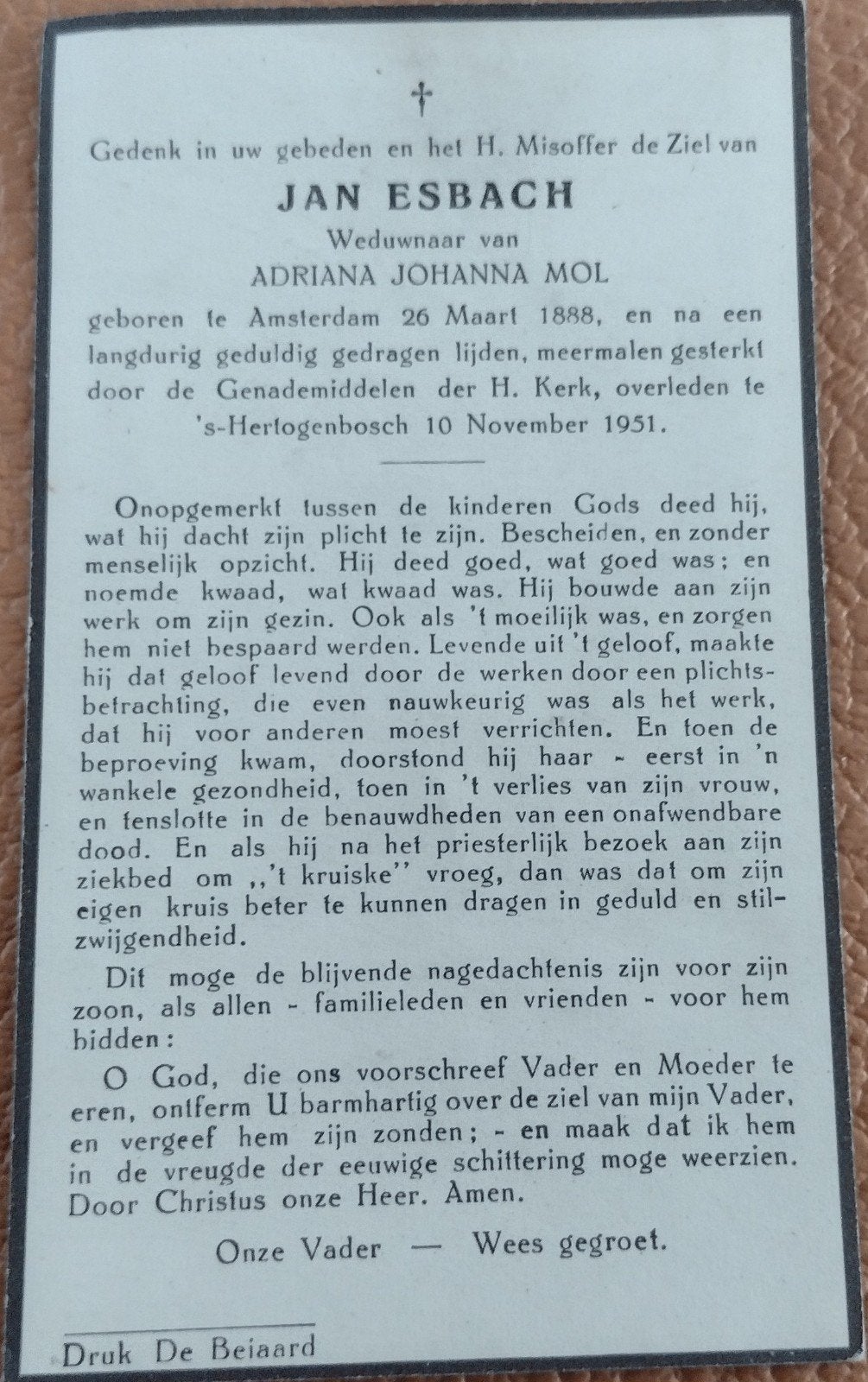 esbach-mol-amsterdam -den bosch, Ophalen of Verzenden