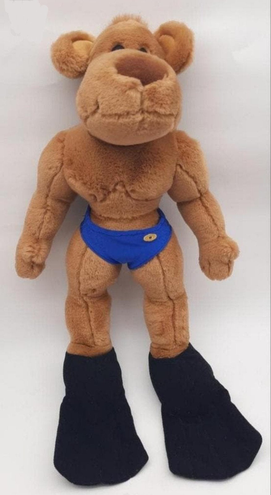 Ikea knuffel Hond met zwembroek + zwemvliezen ca. 40cm, Ophalen of Verzenden, Gebruikt, Overige typen, Middelgroot (20 tot 80 cm)
