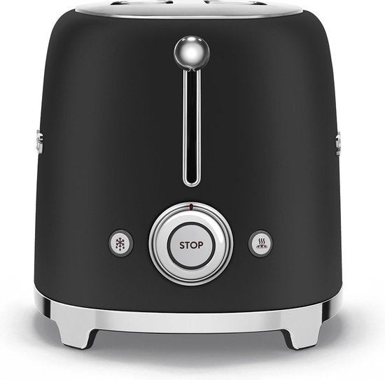 SMEG TSF01 broodrooster mat zwart - Missende verpakking, Info@mystore.nl, Nieuw, Uitneembare kruimellade, Bruggestraat 18