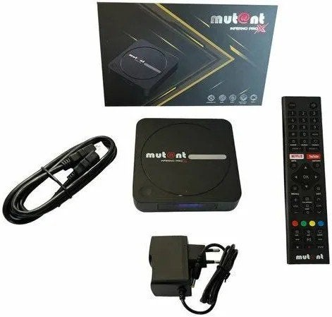 Mutant Inferno Pro Max IPTV Mediaplayer 4GB RAM 32GB ROM, Ophalen of Verzenden, Zo goed als nieuw, HDMI, Minder dan 500 GB