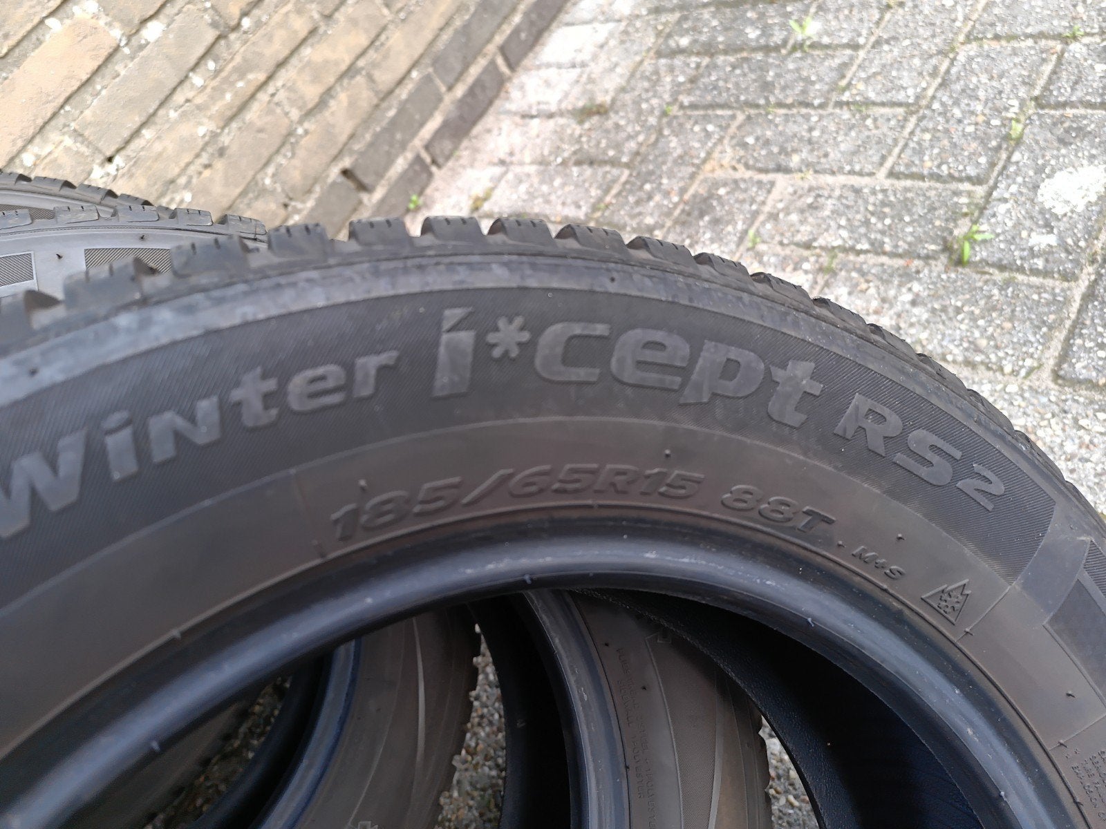 winterbanden Renault Clio VW polo Seat Ibiza etc, Auto-onderdelen, Ophalen, Gebruikt, 15 inch, Band(en)