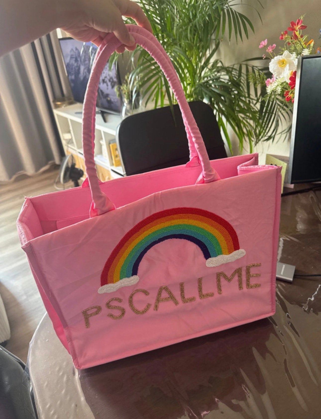 Pscallme tas, Sieraden, Tassen en Uiterlijk, Ophalen of Verzenden, Zo goed als nieuw, 30 cm of meer, Minder dan 35 cm