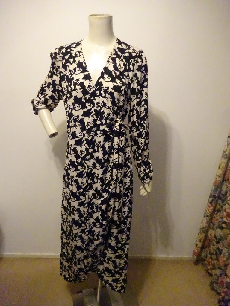 Fabienne Chapot midi wikkel-jurk mt 42**Nieuw**, Overige kleuren, Verzenden, Maat 42/44 (L), Nieuw