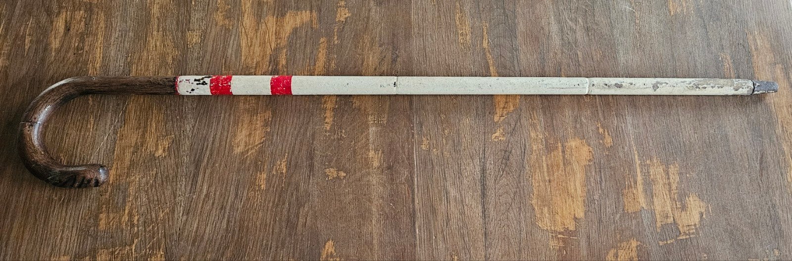 Unieke Antieke Houten Blindenstok / Steunstok – 88 cm, Ophalen of Verzenden, Gebruikt