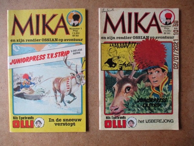 adv4939 mika, Eén stripboek, Ophalen, Gelezen