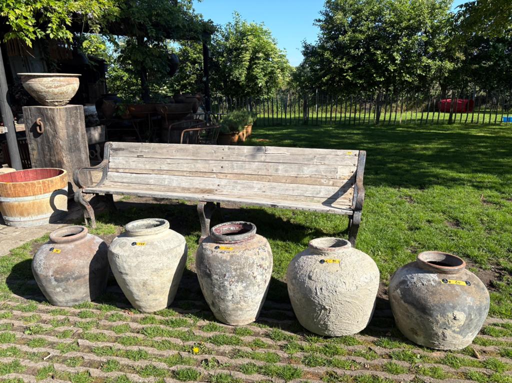 5 stoere oude kruiken uit India. Vanaf € 60., Ophalen, Gebruikt, Overige kleuren, Aardewerk of Porselein