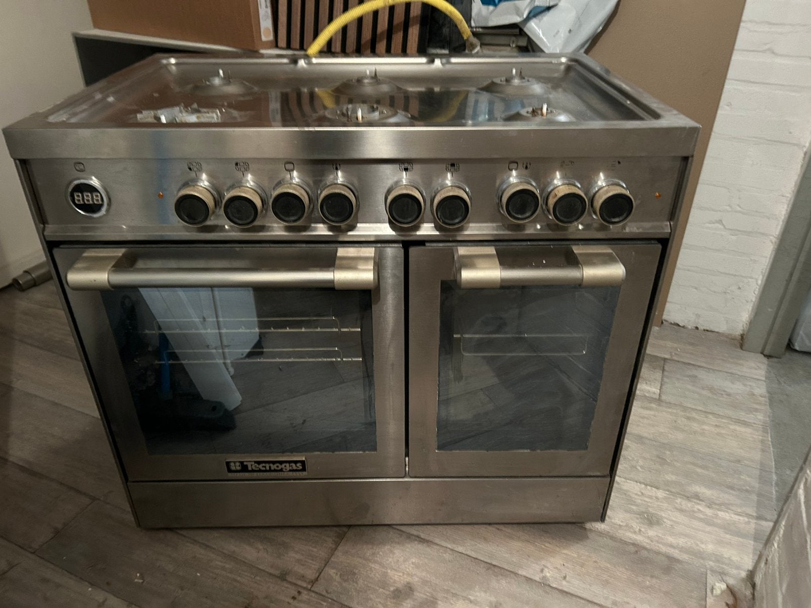 Tecnogas fornuis met oven in goede staat, Ophalen, Gebruikt, Gas, 85 tot 90 cm