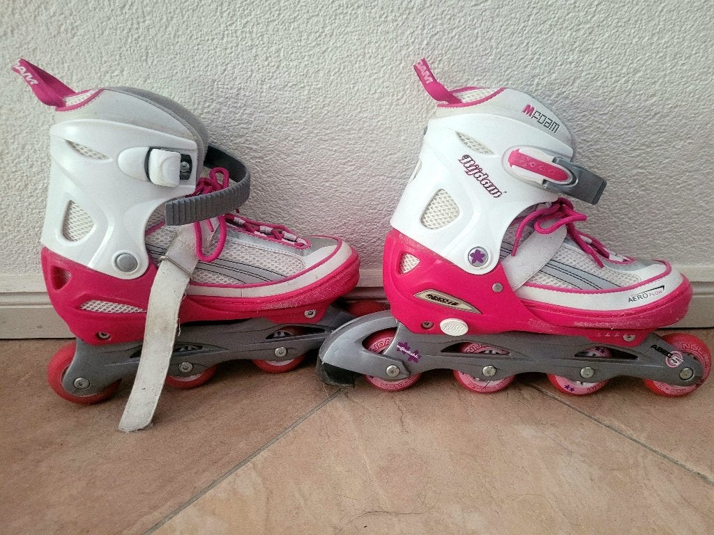 Nijdam verstelbare inline skates / skeelers maat 34-37, Ophalen, Verstelbaar, Gebruikt, Kinderen