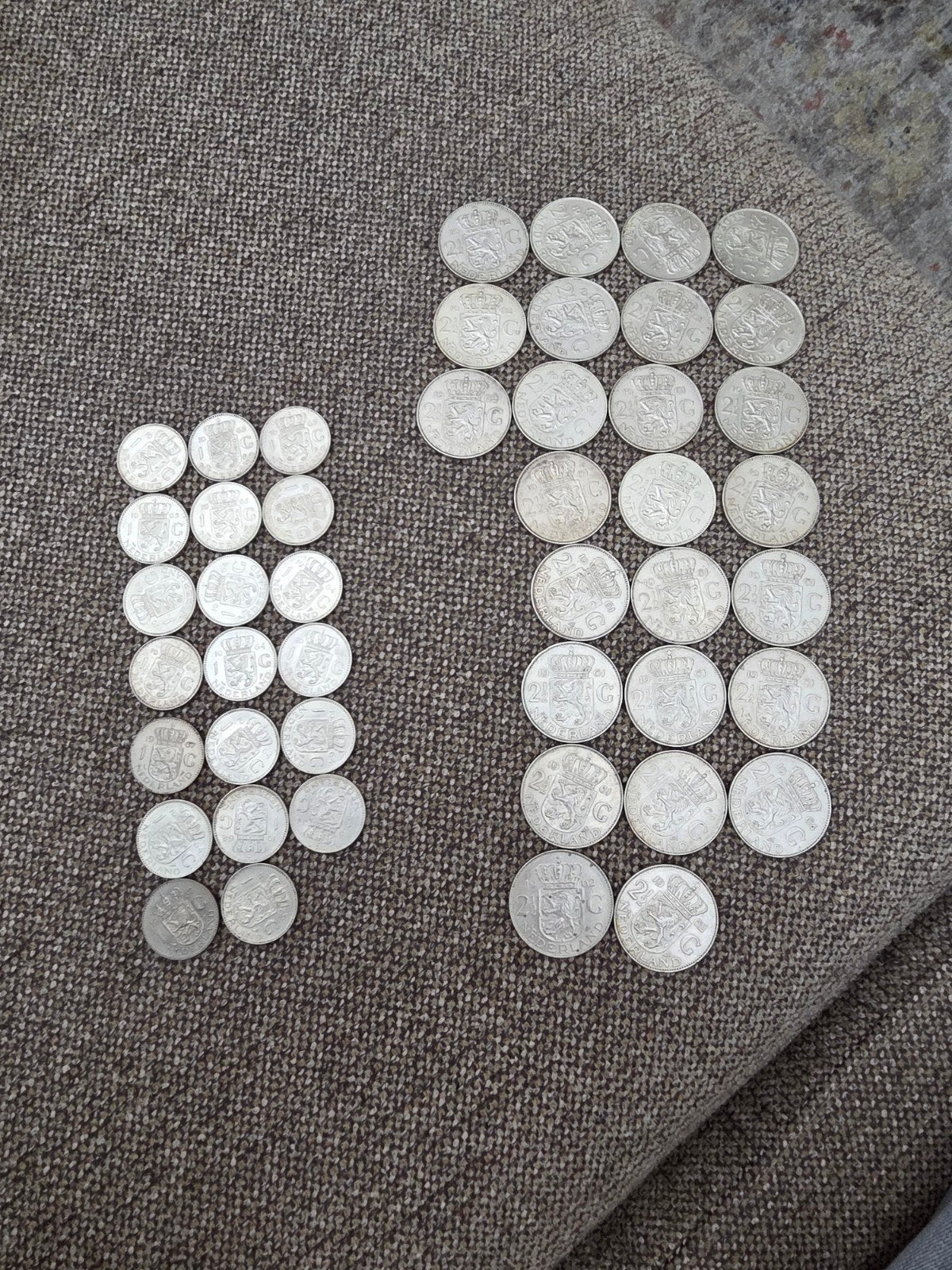 26 Rijksdaalders en 20 Guldens - Zilveren Munten, Ophalen, Koningin Juliana, Setje, Zilver