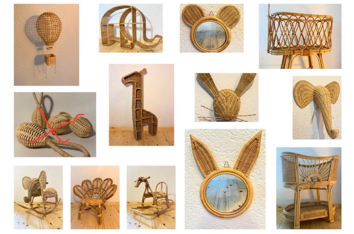 Rotan voor de kinderkamer op=op, Ophalen, Zo goed als nieuw, Wanddecoratie
