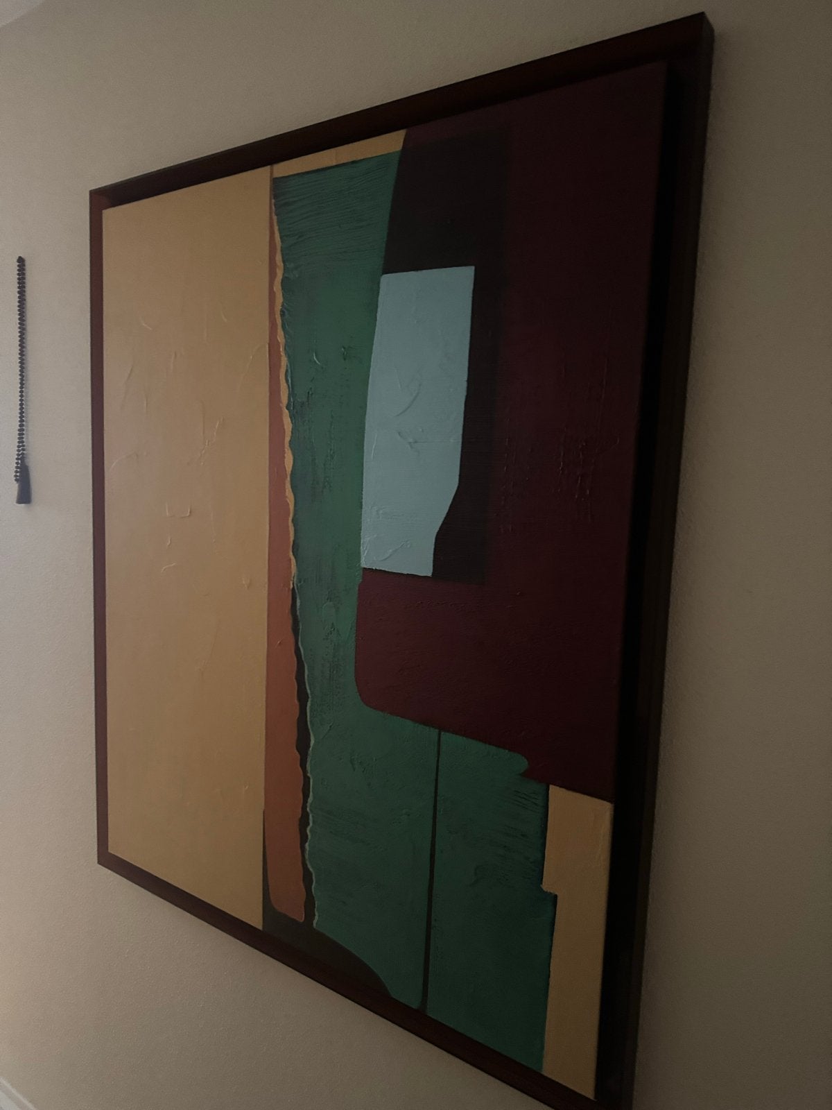 HK Living: Schilderij in warme kleuren, Ophalen