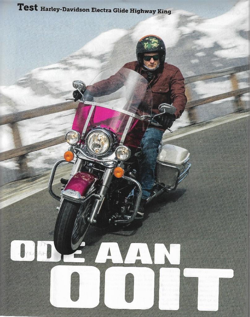 Losbladige test Harley Davidson Electra Glide Highway King., Ophalen of Verzenden, Zo goed als nieuw, Gijs Gilis., Merk of Model