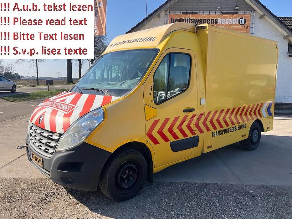 Renault Master 2.3 dCi 125 Koffer Bakwagen Motorschade, Voorwielaandrijving, Euro 5, Gebruikt, Elektrische ramen