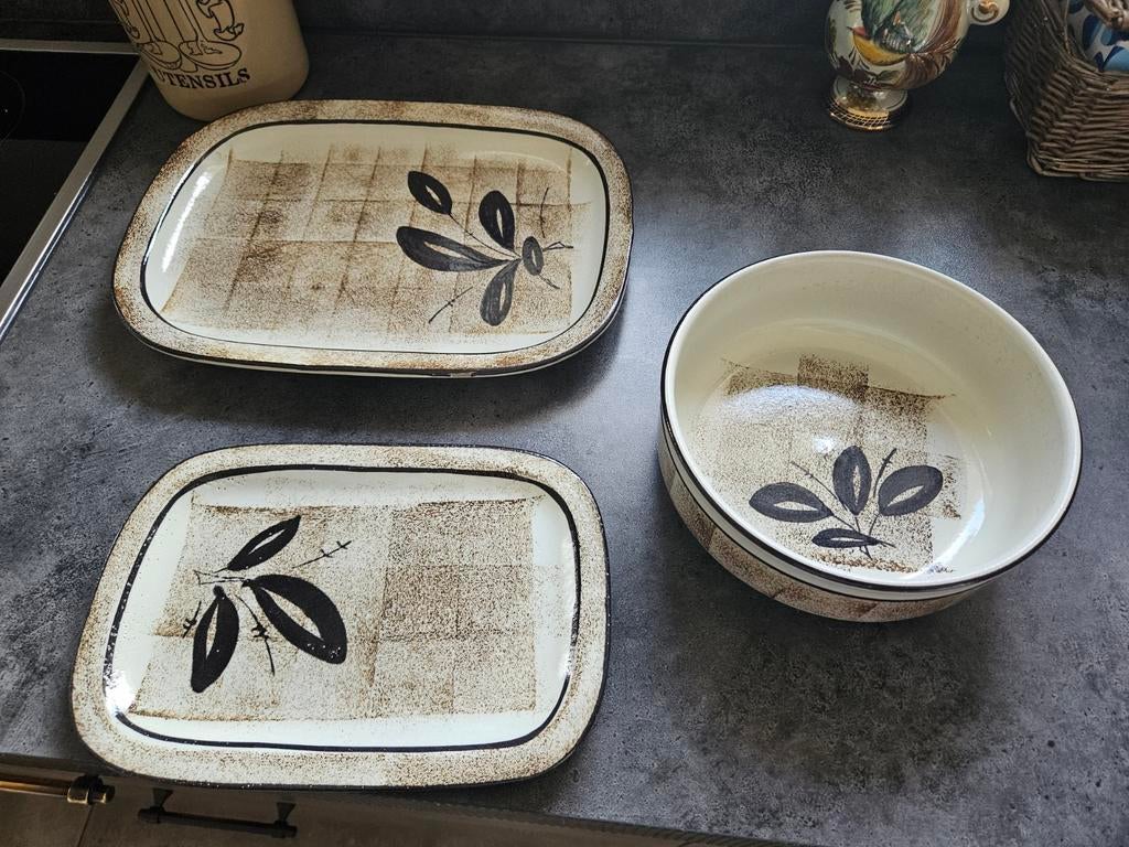 Ceramano Conzeption Interieur Steingut Schalen en Borden, Huis en Inrichting, Keuken | Servies, Gebruikt, Ophalen of Verzenden