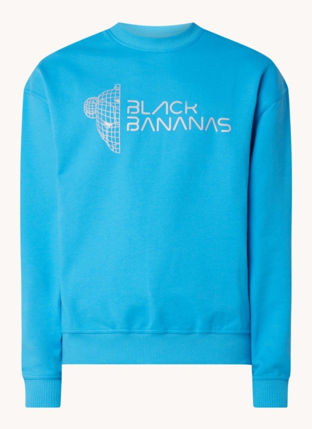 Black Bananas IVR Crewneck Sweater Volt Blue Maat M, Ophalen of Verzenden