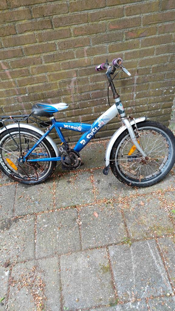 Kinder fiets, Ophalen of Verzenden, Gebruikt, Minder dan 16 inch