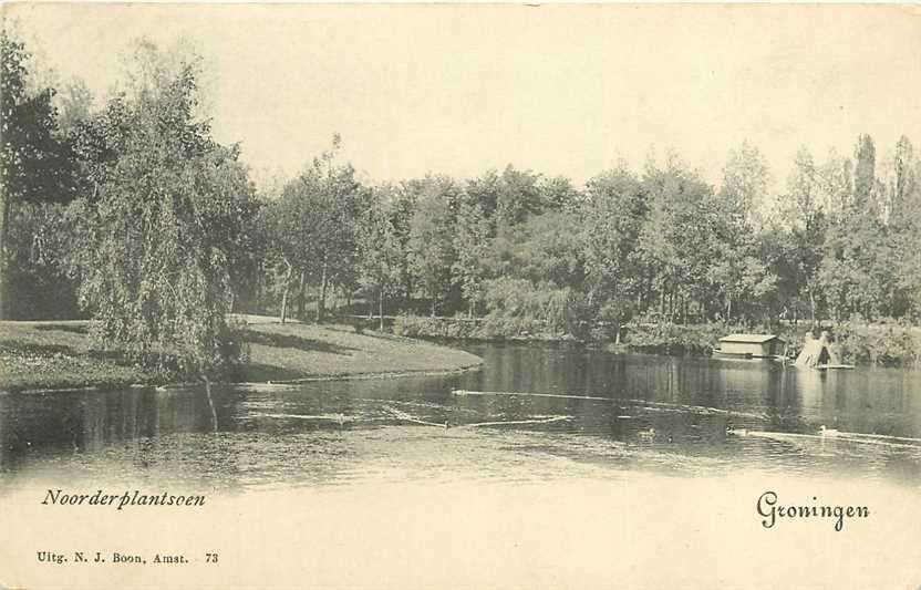 300-047-023 Groningen Noorderplantsoen, Verzenden, Voor 1920, Groningen