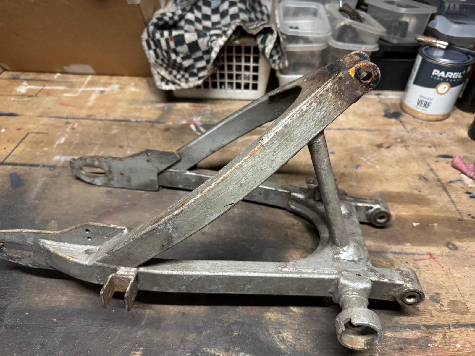 Te koop yamaha dt50mx achterbrug, Fietsen en Brommers, Verzenden, Gebruikt, Frame, Yamaha