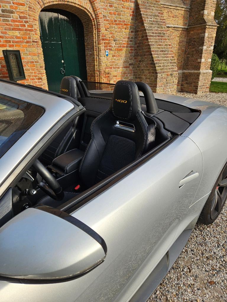 Jaguar F-type 400 Sport Convertible AWD Aut. 2017 Grijs, Auto's, Jaguar, Automaat, F-type, Zwart, 2995 cc