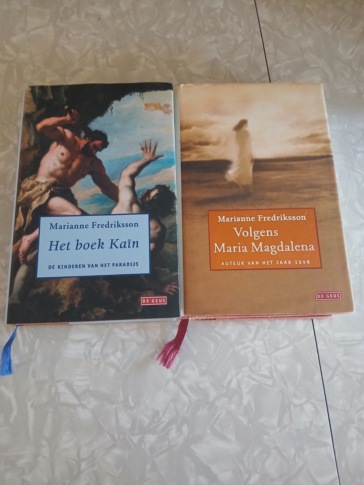 Marianne Fredriksson Het boek Kaïn & Volgens Maria Magdalena, Gelezen, Ophalen of Verzenden, Marianne Fredriksson, Spiritualiteit algemeen