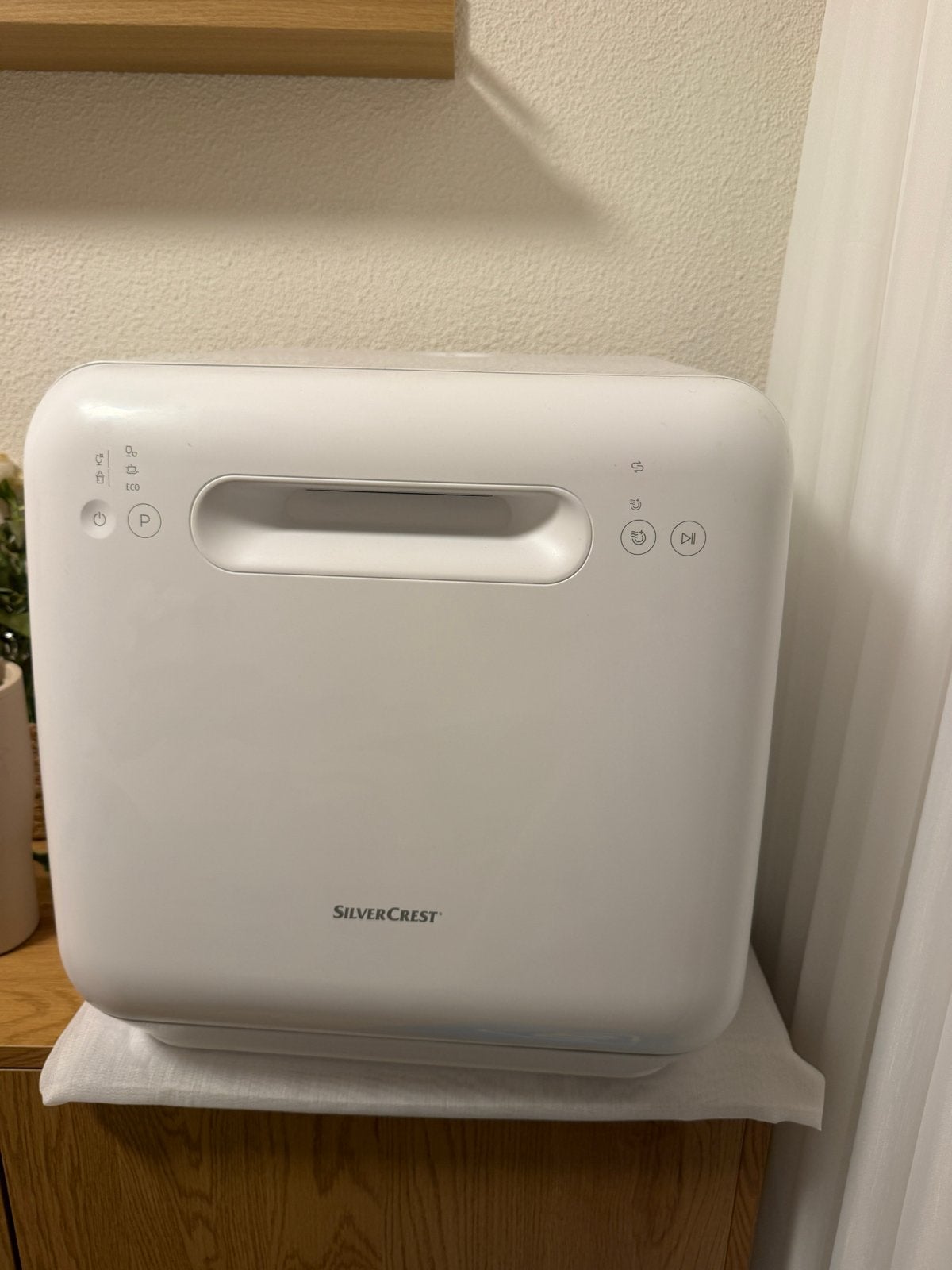 Compacte Silvercrest vaatwasser, Ophalen, Minder dan 85 cm, Eco programma, Minder dan 10 liter