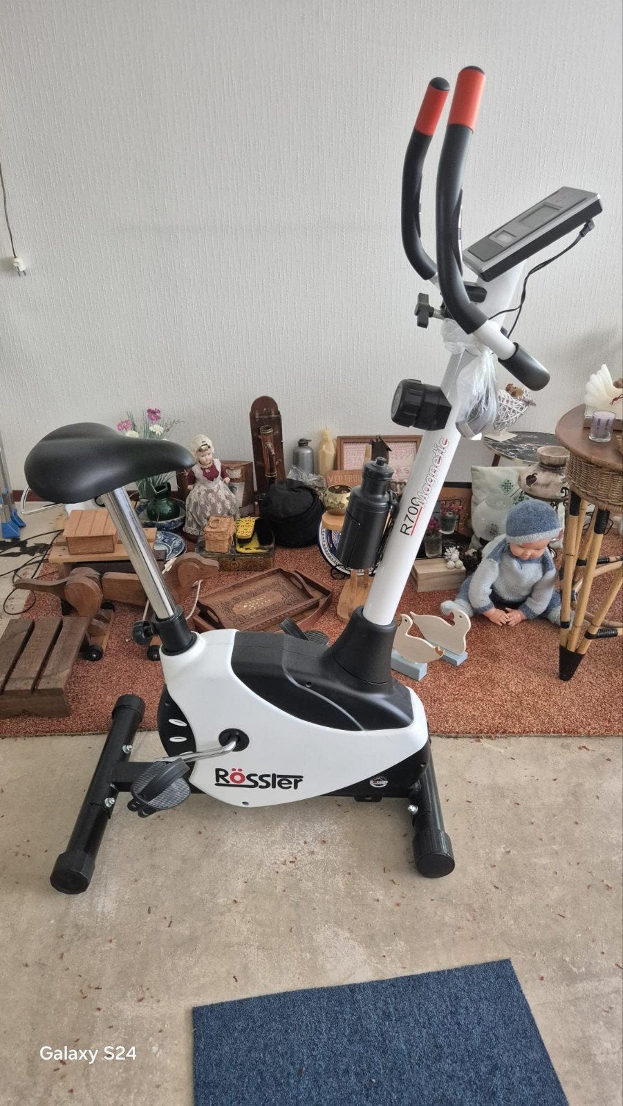 Hometrainer Rössler R700 Magnetic - Zo goed als nieuw, Sport en Fitness, Ophalen, Zo goed als nieuw, Metaal, Benen