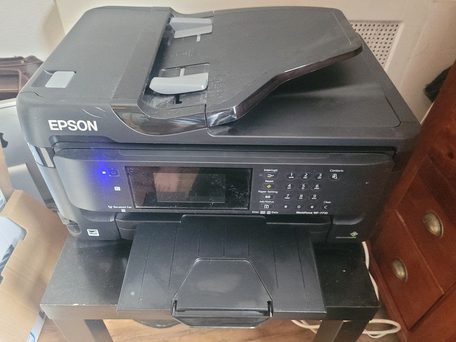 Epson WorkForce WF-7710 All-in-One Printer, Computers en Software, Printers, Ophalen, Gebruikt, All-in-one, Draadloos