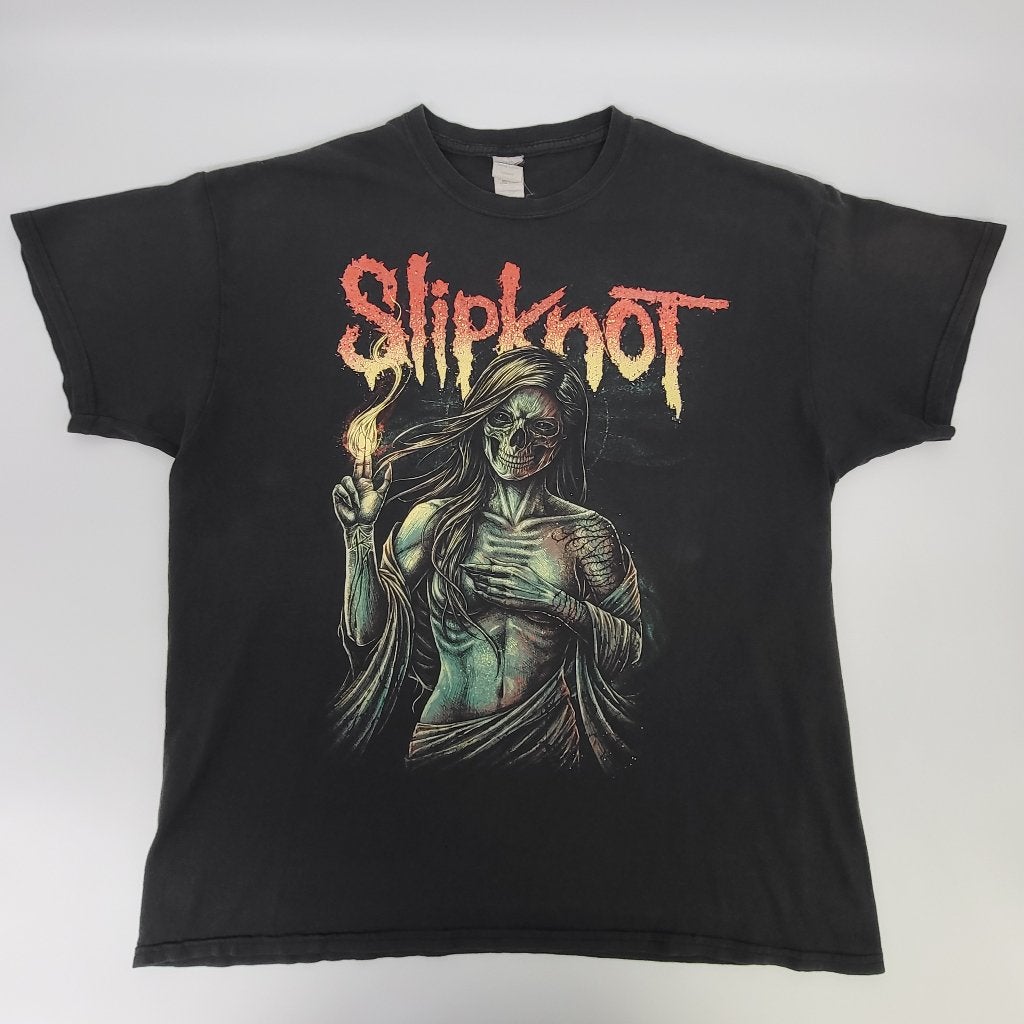 Slipknot - Burn me Away - 2018 Cotton Black T-Shirt XL, Verzenden, Zwart, Maat 56/58 (XL), Nvt